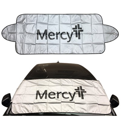 210T Frost Guard Windshield Cover Ice Protector & Sunshade(2" 1)