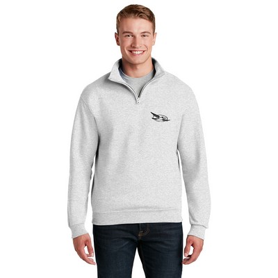 JERZEES® NuBlend® 1/4-Zip Cadet Collar Sweatshirt