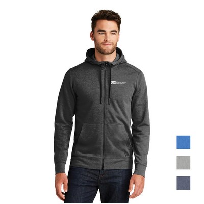 New Era® Tri-Blend Fleece Full-Zip Embroidered Hoodie