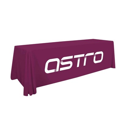 8' LazerLine 4-Sided Throw Full-Color Front Only