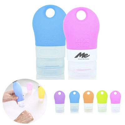 1 Oz. Silicone Hanging Travel Bottle For Toiletry