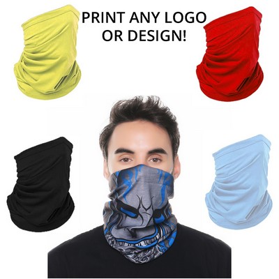 Full Color Neck Gaiter Face Bandana Mask