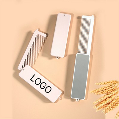 Foldable Comb & Mirror Set