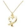 Jilco Inc. Yellow Gold Freeform Heart Necklace