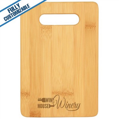 Rectangle Bamboo Cutting Board (9" x 6")