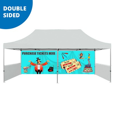 20' Tent Back Wall - Full Color - Double-Sided Graphic