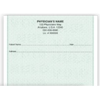 Blue Medical Laser Billing Statement Forms (MC/VISA)