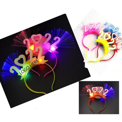 2022 Happy New Year LED Flashing Headband