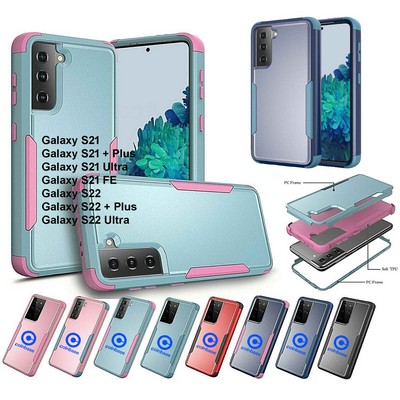 iBank ® Shockproof Case compatible with Galaxy S22 + Screen Protector