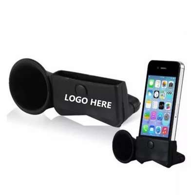 Portable Silicone Phone Stand w/Sound Amplifier