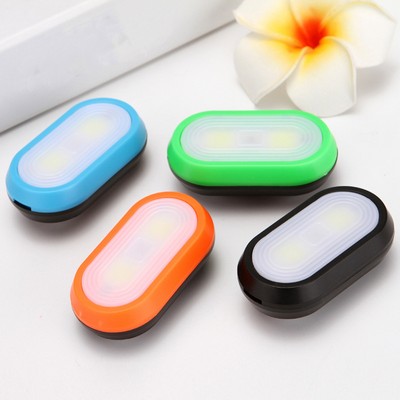 Plastic LED Safety Reflector Light With Clip