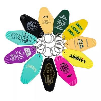 Plastic Motel Key Tag