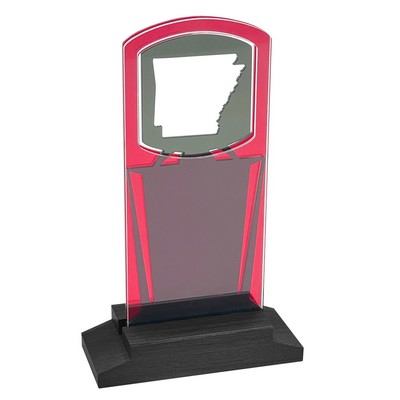 Arkansas Award Black Wood Base