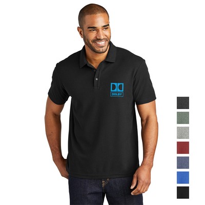 Port Authority® C-FREE Cotton Blend Pique Embroidered Polo
