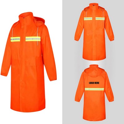 Reflective Safety Raincoat