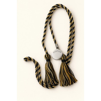 Honor Cords with Engraved Charm