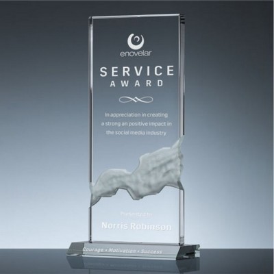 Cascade Award w/Clear Base (5"x 11")