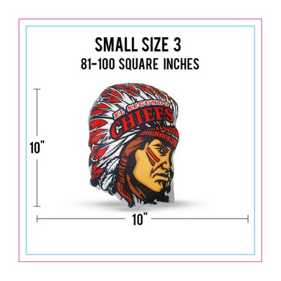 Small Size 3 Full Color Life-Like Pillow (Up to 100 square inches)