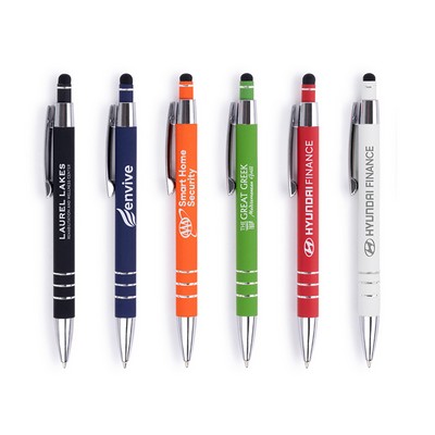 Karina Stylus Satin Soft Touch Click Metal Pen