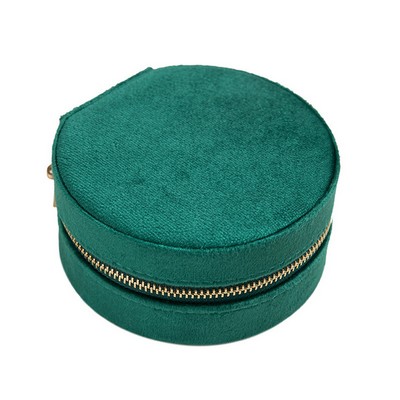 Round shape velvet Jewelry Case for Pendants