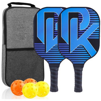 Carbon Fiber Pickleball Paddle Set in a Bag
