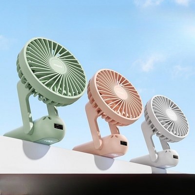4000mAh Electric Cooling Fan with Power Bank Function for Office Home Travelling
