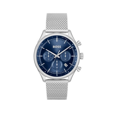 Hugo Boss Gent's Boss Gregor Stainless Steel Watch w/Mesh Bracelet