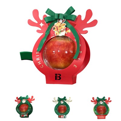 Transparent Festive Christmas Candy Packaging Handle Box