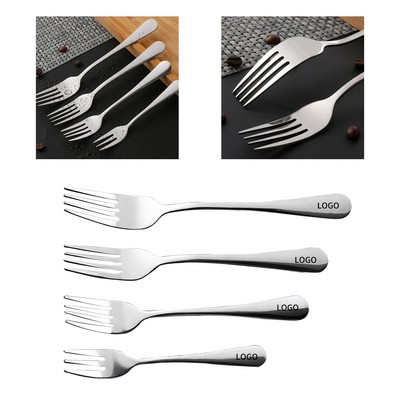 Stainless Steel Dinner Forks Set - Creative Long Handle, Steak & Main Course