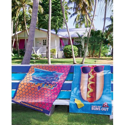 ColorFusion™ Eco Friendly Standard Beach Towel