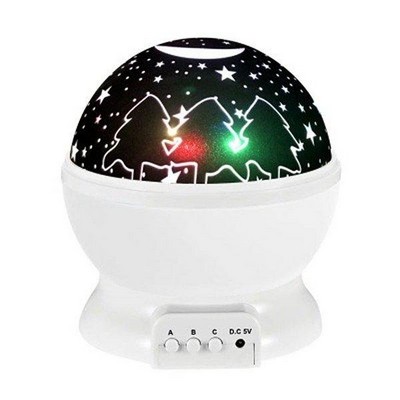 Kids 60-Degree Rotating Star Projector