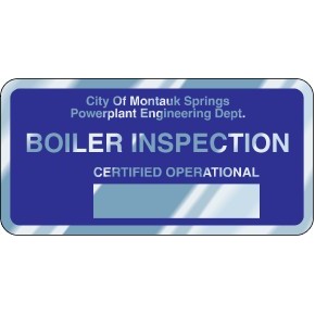 Stock Write On Aluminum Decal (4"x2")