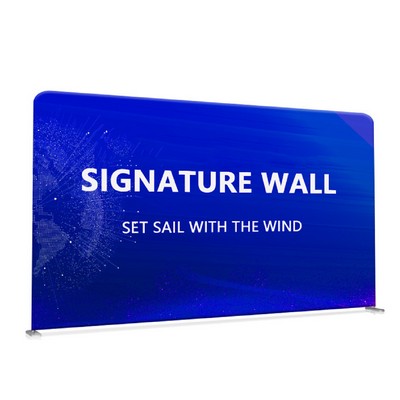 197 x 91 Tension Fabric Display Backdrop Fabric Banner Stand 16' Backdrop Signature Wall