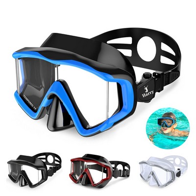 Adult Pano 3 Panoramic Scuba Diving Mask