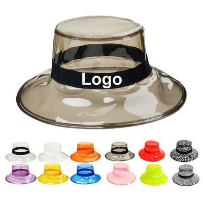 Colorful Transparent PVC Bucket Hat