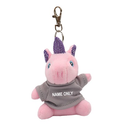Unicorn Plush Keychain