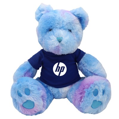 Softest Thing Ever Tie-Dye Blue Bear Plush Toy