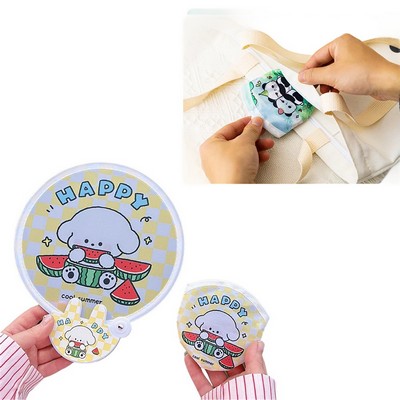 Compact Foldable Round Cooling Fan