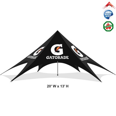 20ftx13' Premium Custom Star Tent Canopy