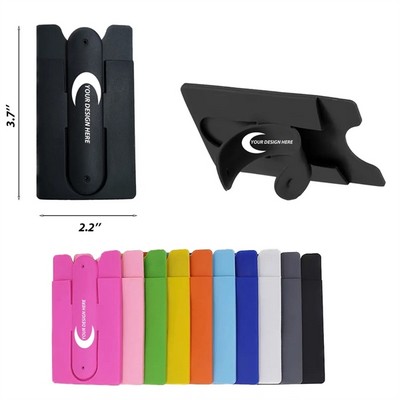 Silicone Phone Wallet Cellphone Stand