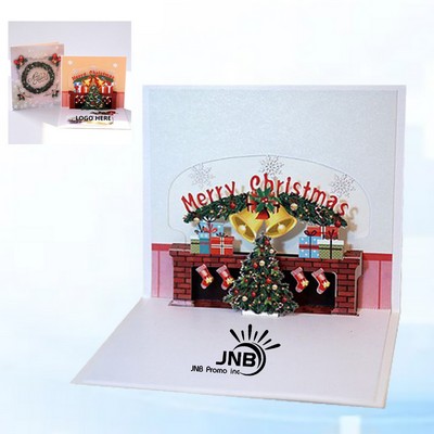 3D Christmas Greeting Card for Unique Messaging