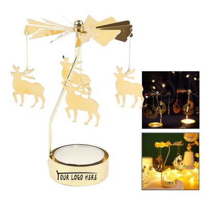 Deer Spinning Candle Holder