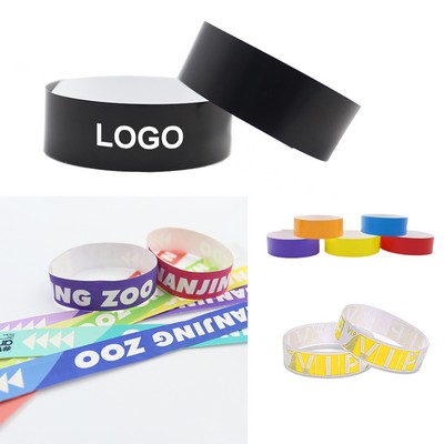 3/4" Disposable Waterproof Paper Wristbands