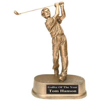 Golf Award, Male Figure, 8 3/4"H