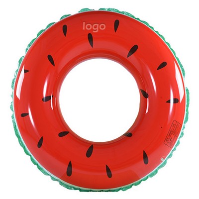 PVC Fruit Pattern Swimming Ring