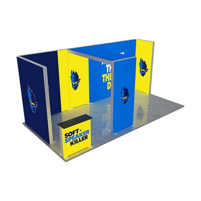 20' Backlit Trade Show Display - Design 3 (Double Sided)