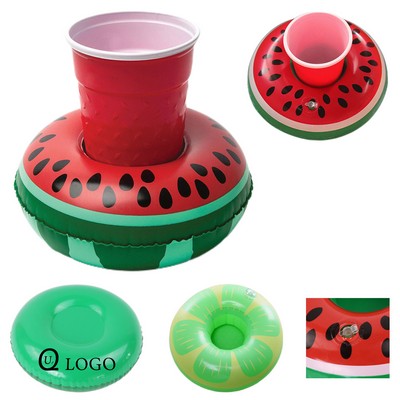 Inflatable Water Floating Cup Can Holder