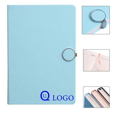 A5 Pu Notepad W/Metal Buckle