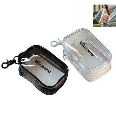Square Transparent Headphone Carrying Bag