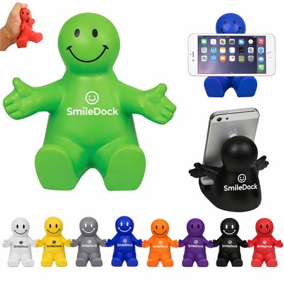 Smiley Face Stress Reliever Phone Holder